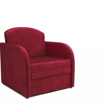 Mebel Ars Кресло-кровать Малютка (бархат красный STAR VELVET 3 DARK RED)