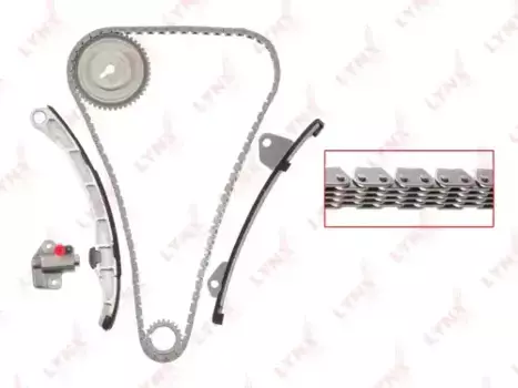 комплект цепи ГРМ!\ Mazda 2 1.3-1.5 07>/3 1.4-1.6 03-14 TK-0079 LYNXAUTO