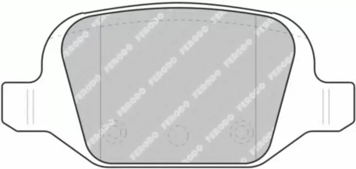 колодки дисковые задние!\ Fiat Punto 1.8i 16V 130HGT 99>/Doblo 1.2i/1.9D/JTD 02>