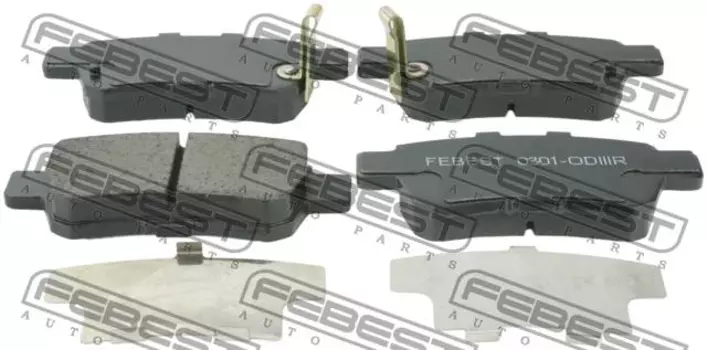 Тормозные колодки дисковые FEBEST 0301-ODIIIR
