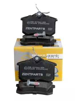 Тормозные колодки дисковые задняя ось ZENTPARTS Z07326
