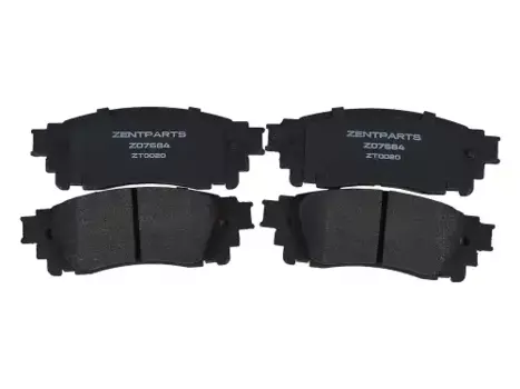 Тормозные колодки дисковые задняя ось ZENTPARTS Z07684