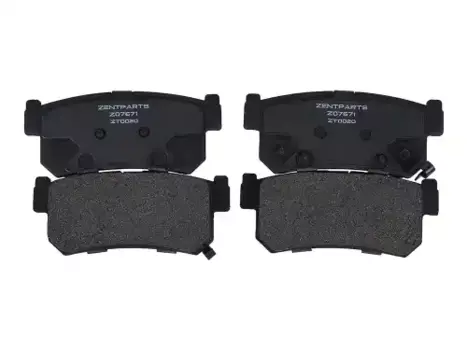 Тормозные колодки дисковые задняя ось ZENTPARTS Z07671
