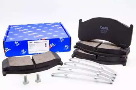 Тормозные колодки дисковые SORL HM4802+AK015