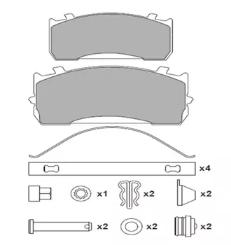 Тормозные колодки дисковые WUHLERMANN 31010010