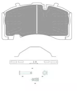 Тормозные колодки дисковые WUHLERMANN 31010004