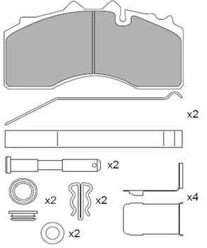 Тормозные колодки дисковые WUHLERMANN 31010040