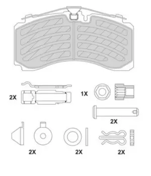 Тормозные колодки дисковые WUHLERMANN 31010050