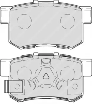 колодки дисковые з.\ Honda CR-V/FR-V/Accord 1.7i/1.8i/2.0i/2.4i/2.2CTDi 02>
