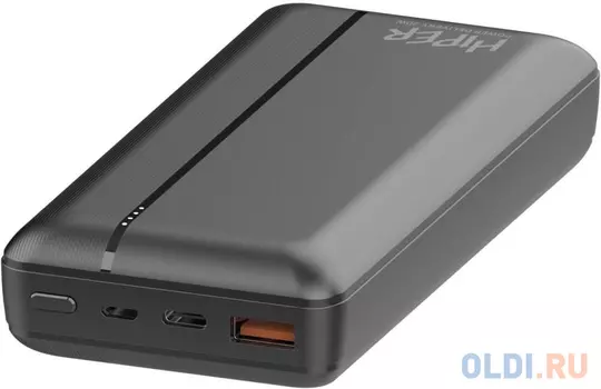 Внешний аккумулятор Power Bank 20000 мАч HIPER MX PRO 20000 черный