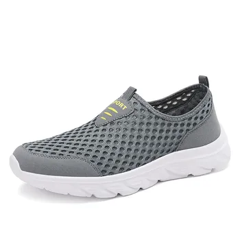 Fashion Men s Casual Sneakers Shoes Lightweight Outdoor Anti Slip Breathable Sports Shoes Summer 2024 High Quality Vulcanized Shoes 39 хаки