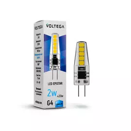 Лампочка Voltega Capsule G4 2W 4000К