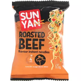Лапша быстрого приготовления SUN YAN с говядиной, 65 г