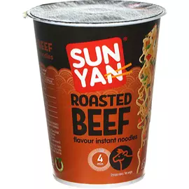 Лапша быстрого приготовления SUN YAN с говядиной, 65 г