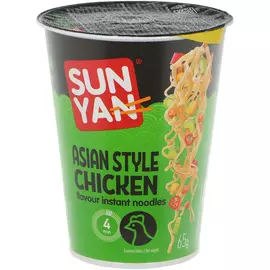 Лапша быстрого приготовления SUN YAN с курицей, 65 г