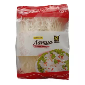 Лапша рисовая Midori мелкая 450 г