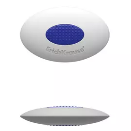 Ластик с держателем Erich Krause SmartWay Mini Oval белый