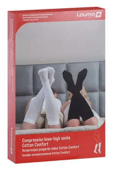 Гольфы Лаума Медикал Cotton Comfort 1 класс компресс р 36-38, белые