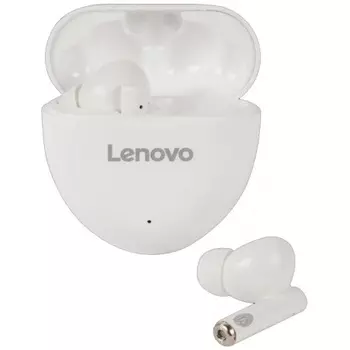 Наушники Lenovo HT06 с микрофоном (TWS), белые (QXD1B07923)