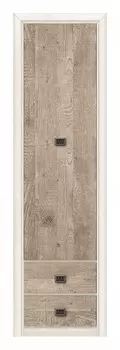 Шкаф для белья Коен REG1D2S BlackRedWhite 70002215, REG1D2S