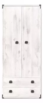 Шкаф платяной Индиана JSZF 2d2s BlackRedWhite 70001368, JSZF 2d2s