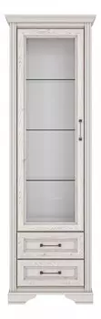 Шкаф-витрина Стилиус B169-REG1W2S BlackRedWhite УТ-70005290
