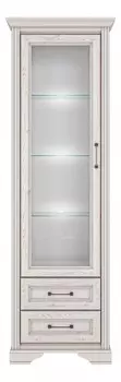 Шкаф-витрина Стилиус с подсветкой B169-REG1W2S BlackRedWhite УТ-70005294