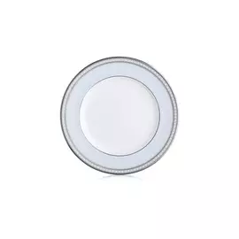 Тарелка закусочная Noritake "Трефолио,платиновый кант" 22см