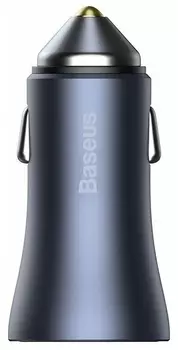 Автомобильное зарядное устройство Baseus Golden Contactor Pro Dual Quick Charger Car Charger U+C 40W, CCJD-0G (Серый)