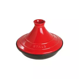 Тажин Staub 28см (чёрный, вишневый)