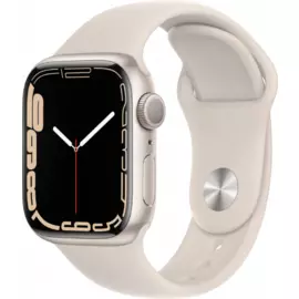 Часы Apple Watch Series 7 41mm Aluminum Case with Sport Band (Белый