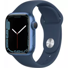 Часы Apple Watch Series 7 45mm Aluminum Case with Sport Band (Синий)