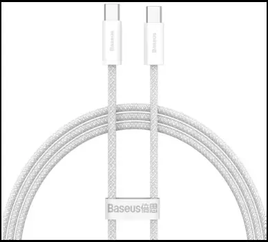 Кабель Baseus Dynamic Series Fast Charging Data Cable Type-C to Type-C 100W 1m (Белый)