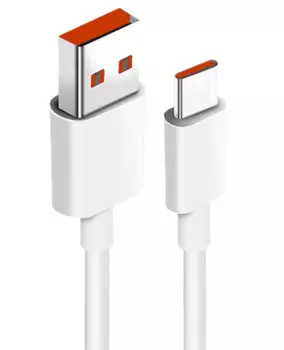 Кабель Xiaomi 6A Type-A to Type-C Cable 1M белый