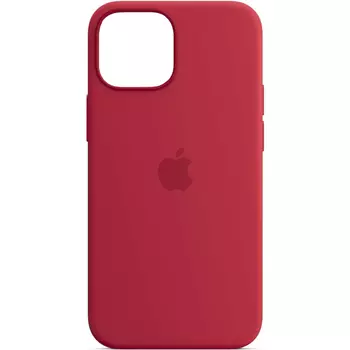 Кожаный чехол Magsafe для iPhone 13 pro max (Красный)