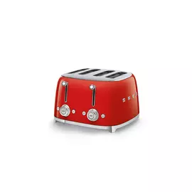Тостер на 4 ломтика SMEG TSF03RDEU, красный