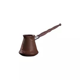 Турка 0,35л "Ибрикс" ("шоколад" с декором)