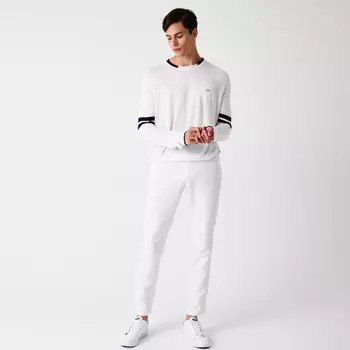 Мужские брюки Lacoste Slim Fit из смеси хлопка и льна