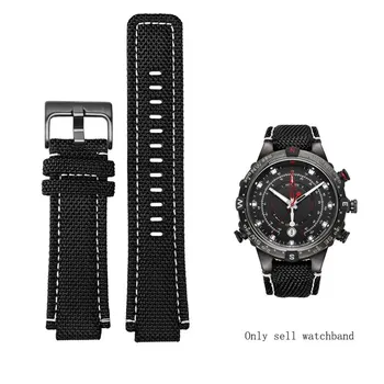 Для часов Timex Tides TW2T76500/TW2T6300/TW2T6400 T2N721 ремешок для часов водонепроницаемый нейлоновый мужской ремешок для часов 24 мм*16 мм 24-16mm