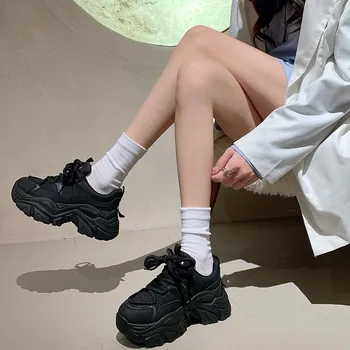 Sneakers Platform Women s Shoes 35 светло-серый