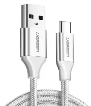 Кабель UGREEN US288 USB-A - USB-C, 1 м белый