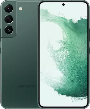 Смартфон Samsung Galaxy S22 (Qualcomm) 256 ГБ зеленый (SM-S901EZGGGLB)