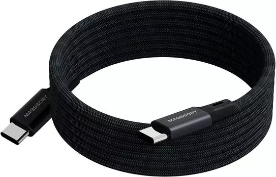 Кабель Magssory USB-C, 1.2 м, 60Вт черный
