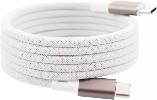 Кабель Magssory USB-C, 1.2 м, 60Вт титан