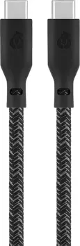 Кабель uBear Trend Cable USB-C — USB-C, 2.4 м, нейлон черный