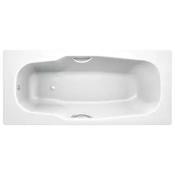 Стальная ванна Koller Pool Atlantica 180х80 с anti-slip с отверстием под ручки