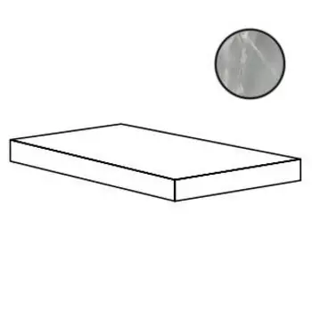 Ступень Cerdomus Jade Angolo Dx Grad.C.Retta Perla Nat. 33x120