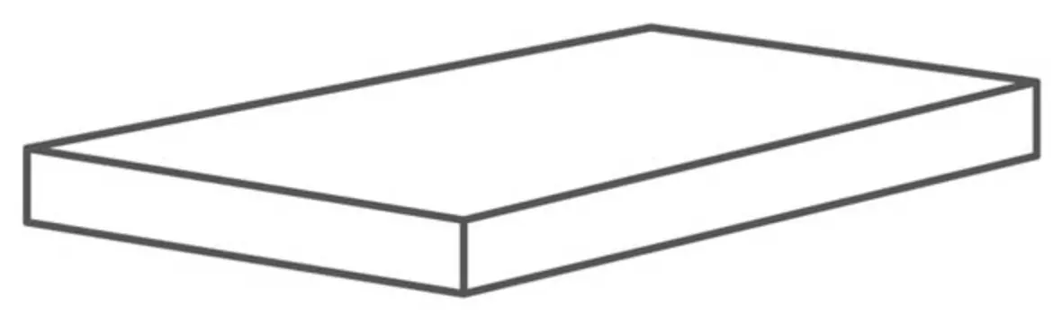 Ступень Cerdomus Supreme Angolo Sn Grad.C.Retta Ivory Nat. 33x120
