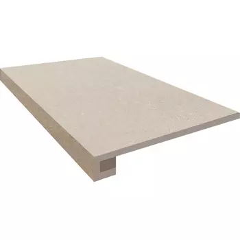 Ступень OnlyGres Cement Beige COG301 с прямоугольным бортиком без насечек 33x60