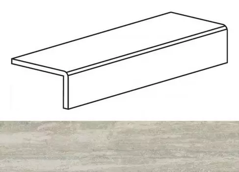 Ступень Rex Ceramiche Travertino Beige El.Elle 20X40X6 Strutt